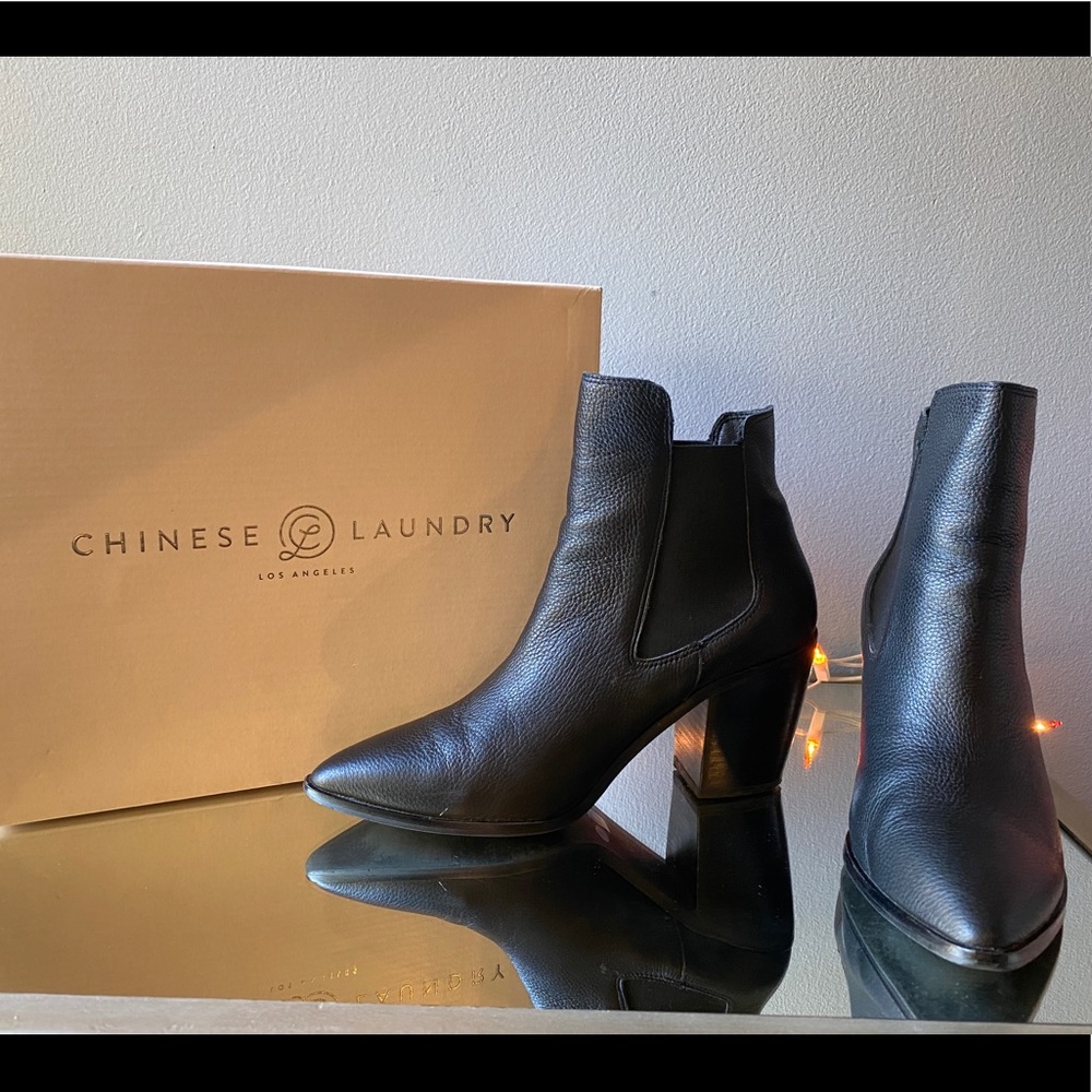 Chinese Laundry | Utah Bootie - Black Leather